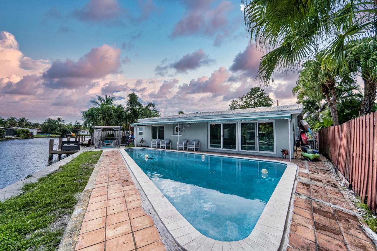 Central Waterfront Villa Salt Wtr Pool Near Beach ฟอร์ต ลอเดอร์เดล ภายนอก รูปภาพ