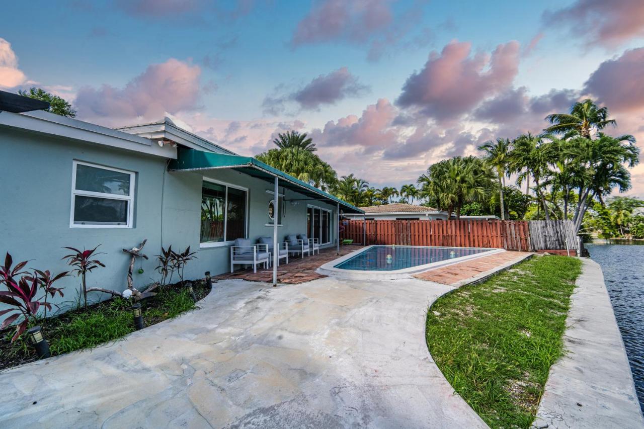 Central Waterfront Villa Salt Wtr Pool Near Beach ฟอร์ต ลอเดอร์เดล ภายนอก รูปภาพ